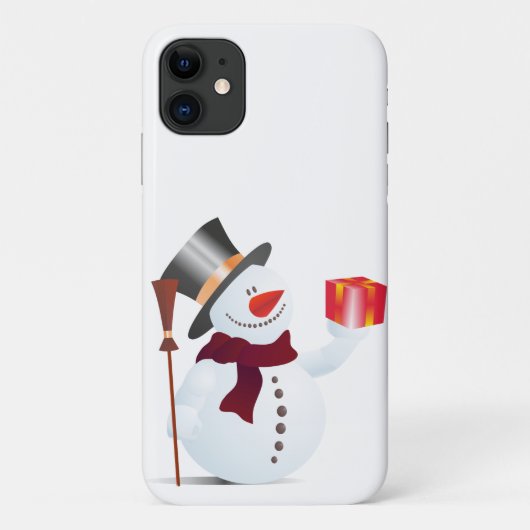 Coques Case-Mate iPhone Snowman for Christmas / X-mas (Dos)