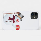 Coques Case-Mate iPhone Snowman for Christmas / X-mas (Dos (Horizontal))