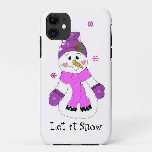 Coques Case-Mate iPhone Snowman laisse neiger (Dos)