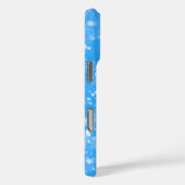 Coques Case-Mate iPhone Snowmans & Snowflakes (Verso / Droite)