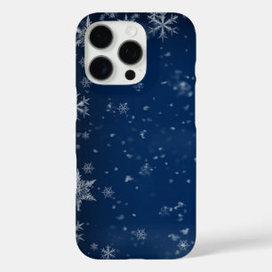 Coques iPhone 16 Pro Snowmans & Snowflakes Motif sans couture