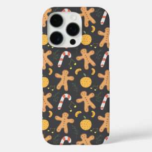 Coques iPhone 16 Pro Snowmans & Snowflakes Motif sans couture