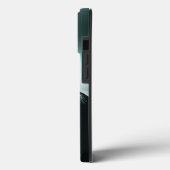 Coques Case-Mate iPhone Snowy mountain mysterious blue neon light (Verso / Gauche)