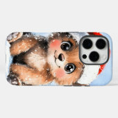 Coques Case-Mate iPhone Snowy Père Noël Little Cub (Verso (horizontal))