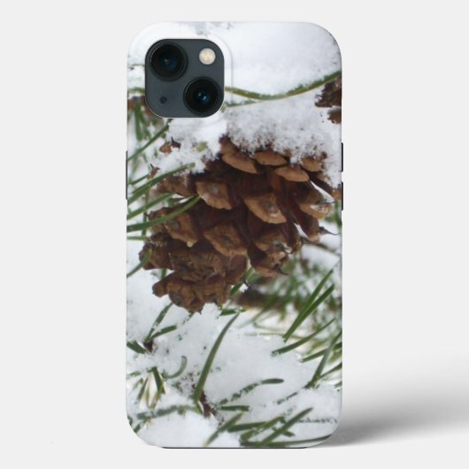Coques Case-Mate iPhone Snowy Pine Cone I (Verso)