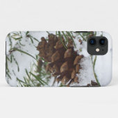 Coques Case-Mate iPhone Snowy Pine Cone I (Dos (Horizontal))