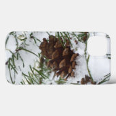 Coques Case-Mate iPhone Snowy Pine Cone I (Verso (horizontal))