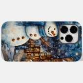 Coques Case-Mate iPhone Snowy Winter Town Wonderland (Verso (horizontal))