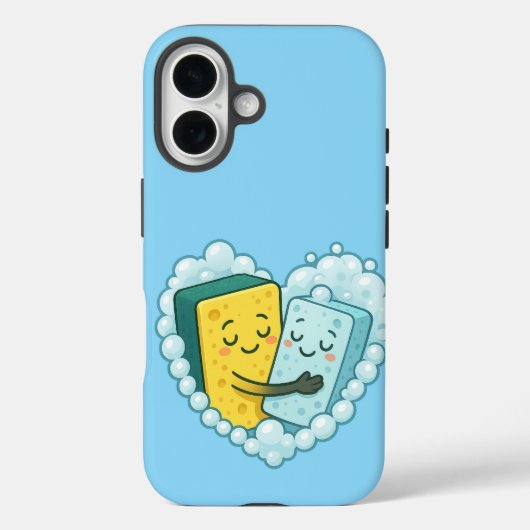 Coques Case-Mate iPhone Soapy Love - Éponge & Dish Soap (Verso)