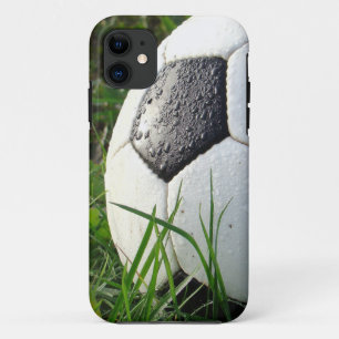 Coques Pour iPhone Soccer~ Boule de pied dans le champ