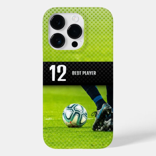 Coques Case-Mate iPhone Soccer | Football meilleur joueur No. (Verso)