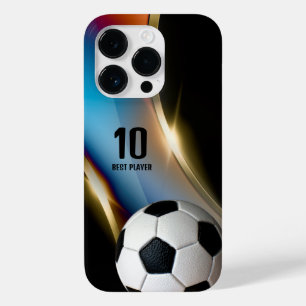 Coque Pour iPhone 14 Pro Soccer Football meilleur joueur No.