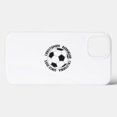 Coques Case-Mate iPhone Soccer personnalisé (Verso (horizontal))