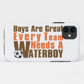Coques Case-Mate iPhone Soccer Waterboy (Dos (Horizontal))