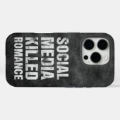 Coques Case-Mate iPhone Social Media Killed Romance (Verso (horizontal))