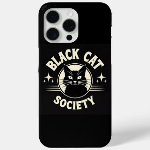 Coque iPhone 15 Pro Max Société du Chat Noir Halloween gothique iPhone 15