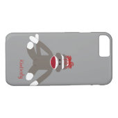 Coques Case-Mate iPhone Sock Monkey Personnalisé iPhone 5 (Dos (Horizontal))