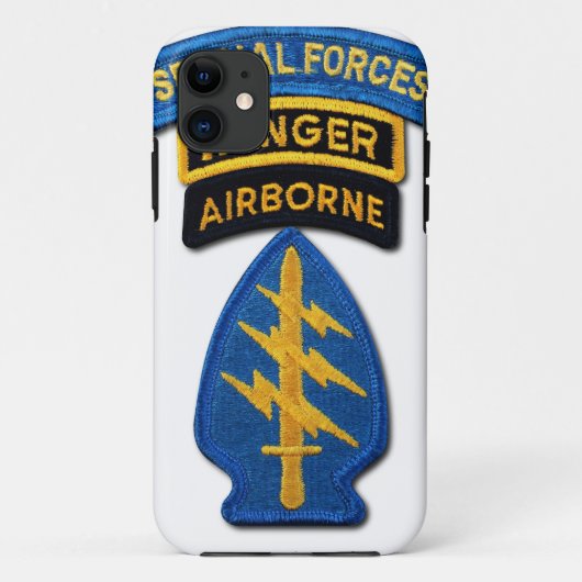Coques Case-Mate iPhone SOF SFG SOC des bérets verts SF de groupe de (Dos)