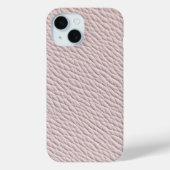 Coques Case-Mate iPhone Soft Blush Leather Textured Phone Case (Verso)