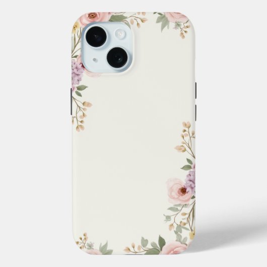 Coques Case-Mate iPhone Soft Floral Elegance (Verso)