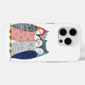 Coques Case-Mate iPhone Soft Harmony Owls (Verso (horizontal))