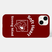 Coques Case-Mate iPhone Soft Heart Strong Mind Phone Case (Verso (horizontal))