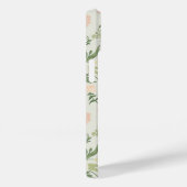 Coques Case-Mate iPhone Soft Mint Green Garden Motif (Verso / Droite)