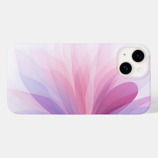 Coques Case-Mate iPhone Soft Pastel Petals Abstract Phone Case - Transluce (Verso (horizontal))
