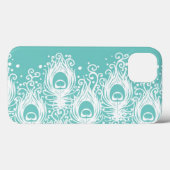 Coques Case-Mate iPhone Soft peacock feathers (Verso (horizontal))