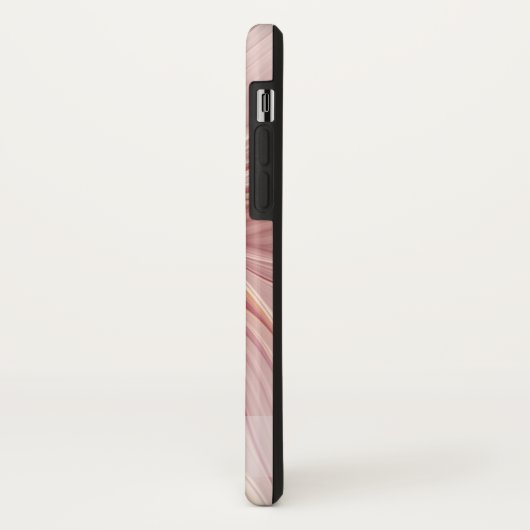 Coques Case-Mate iPhone Soft Pink Dream Abstrait Fractal Art Flower Name (Dos/Gauche)