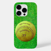 Coques Case-Mate iPhone Softball Dirty Name Team Numéro Ball (Verso)