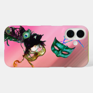 Coques iPhone 16 soie MARDI GRAS MASQUERADE