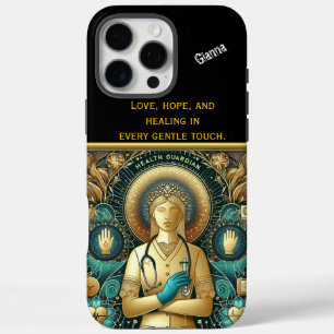 Coques iPhone 16 Pro Max Soins infirmière praticienne montre la compassion