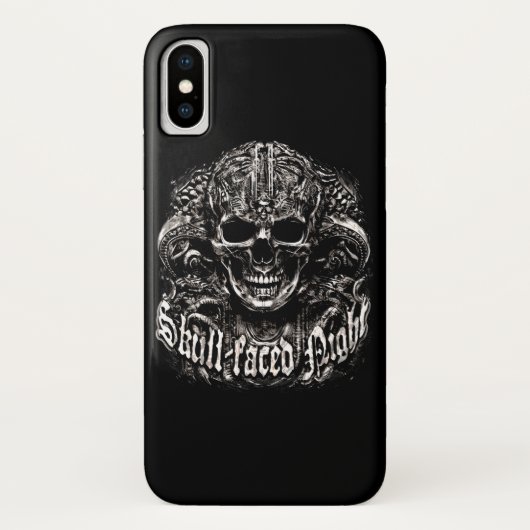Coques Case-Mate iPhone Soirée au visage crânien (Dos)