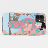 Coques Case-Mate iPhone Soirée de Geisha girl (Dos (Horizontal))