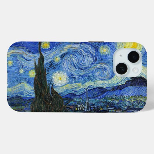 Coques Case-Mate iPhone soirée étoile vincent van gogh (Verso (horizontal))