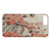 Coques Case-Mate iPhone Soirée Halloween Art Déco Chat Noir Citrouille (Dos (Horizontal))