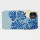 Coques Case-Mate iPhone Soirée Lune Arbre Bleu Lune (Dos (Horizontal))