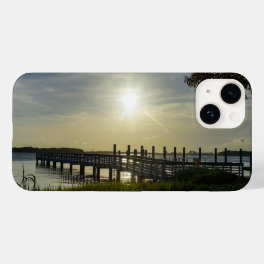 Coques Case-Mate iPhone Soirée Pacifique À Cooper River (Verso (horizontal))