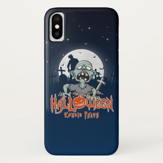 Coques Case-Mate iPhone Soirée Zombie Halloween |  (Dos)