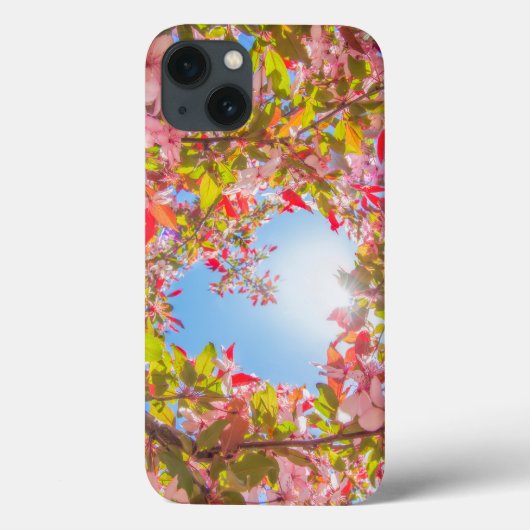 Coques Case-Mate iPhone Sois ma Valentine Nature fleurit Fleurs de coeur A (Verso)