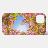 Coques Case-Mate iPhone Sois ma Valentine Nature fleurit Fleurs de coeur A (Verso (horizontal))