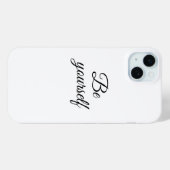 Coques Case-Mate iPhone Sois toi-même (Verso (horizontal))