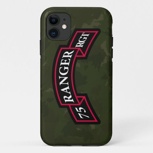 Coques Case-Mate iPhone soixante-quinzième Régiment de Rangers "Camo (Dos)
