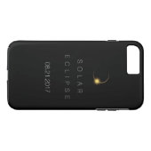 Coques Case-Mate iPhone Solar Eclipse 2017 (Dos (Horizontal))