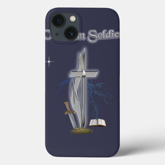 Coques Case-Mate iPhone soldat chrétien (Verso)