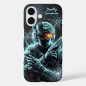 Coques Case-Mate iPhone Soldat futuriste (Verso)