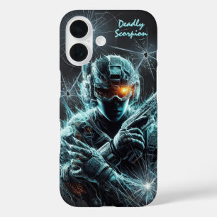 Coques iPhone 16 Soldat futuriste