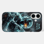 Coques Case-Mate iPhone Soldat futuriste (Verso (horizontal))