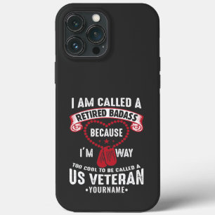 Case-Mate iPhone Case Soldat retraité d'un Humour vétéran américain